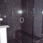 Blue Pearl Granite Slab Shower