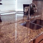 Santa Cecilia Granite with Demi Bullnose Edge